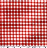 Oil Cloth Gingham<br>Red