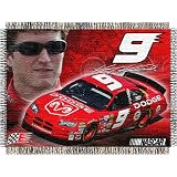  : Kasey Kahne #9 NASCAR Turbo Woven Tapestry Throw Blanket by Northwest (48x60 )
