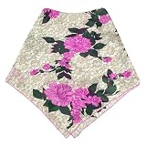 Dolce & Gabbana Fuchsia Flower Print Signature Silk Square Scarf
