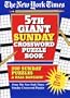New York Times 5th Giant Sunday Crossword Puzzle Book