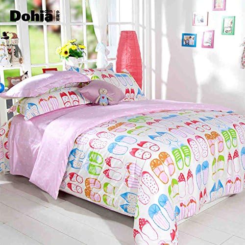 CrystalMX Home Textile, Fabric Bedding Set, Modern Designer Comforters And Bedding Sets,Girl's Dream Home Textile,Comforter Not Included 4pcs