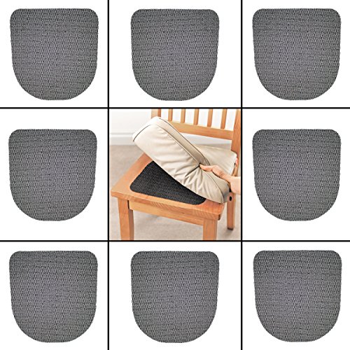 8pk Slip Resistant Chair Pad Cushion Grip No Slip Seat Mat Indoor/Outdoor Safety Vehicles Parts