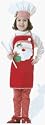 Childs Christmas Apron w/Bakers Hat