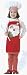 Childs Christmas Apron w/Bakers Hat