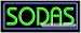 Sodas Neon Sign (13H x 32L x 3D)