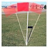 First Team Official Soccer Field Spring Loaded Corner Flags