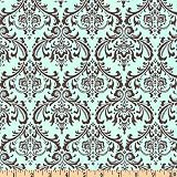 54'' Wide Premier Prints Madison Brown/French Blue Fabric By The Yard