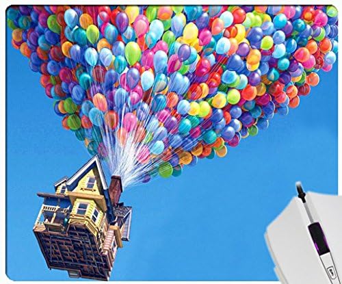 Pykeia Art - up pixar carl ellie loved Custom Durable Rectangle Mouse Pad computer gaming mousepad