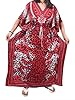 Womens Mogul Kaftan Red Jewel Caftan Moroccan Dress Muumuu