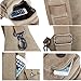 Daosen Sports Unbalance Backpack Sling Bag for Men Canvas Chest Pack/Hiking Bag