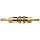Brass Double Shut-Off Quick Connector 1/8" Barb, .39" OD, 2.5"L Coupler, 1.44"L Plug with Buna-N Seal