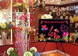 LED Writing Board Fluorescent Menu Sign W Stand