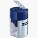Handheld Double Hole Cylinder Pencil Sharpener, Blue/Silver (STD512001) Category: Pencil Sharpeners