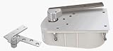 C.R. LAURENCE 27105SH0RHPC CRL Polished Chrome Rixson® 27 Series Right Hand 3/4 Offset 105 Degree Selective Hold-Open Floor Mounted Closer - Complete Package