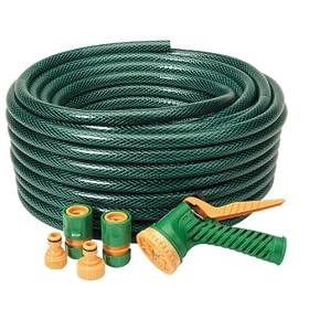 Draper 56447 30 m 12 mm-Bore Garden Hose and Spray Gun Kit
