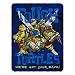 Northwest Nickelodeon's Teenage Mutant Ninja Turtles, 'Tough Turtles Blues' Fleece Throw Blanket, 45' x 60', Multi Color