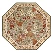 Sabian Floral Octagon Rug- Peridot(6')