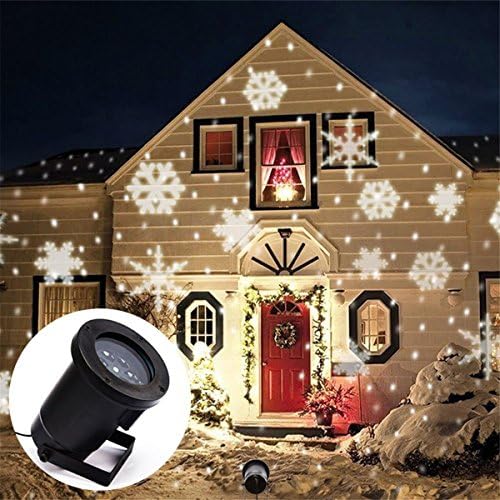 Y&amp;T Christmas Light Projector, Snowflake Lights Projector, Laser Landscape Spotlight, Waterproof Sparkling Light for Stage Irradiation, Holiday, Party, Home, Wall Indoor Outdoor Decor