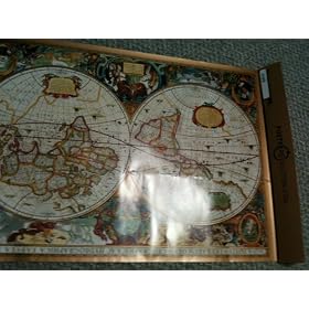 17th Century World Map (Antique) Art Poster Print