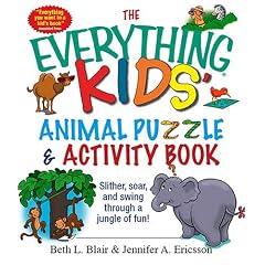 The Everything Kids' Animal Puzzles & Activity Book: Slither, Soar, And Swing Through A Jungle Of Fun! (Everything Kids Series)