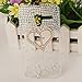 Mavis's Diary Luxury 3D Handmade Crystal Heart Rhinestone Bling Clear Case Cover for Moto X phone with Soft Clean Cloth (Heart with Cross)