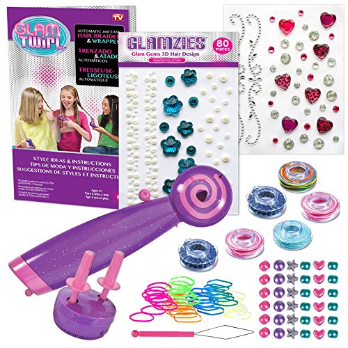 Glam Twirl - Easy & Automatic Hair Braider and Hair Wrap Styling Tool