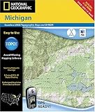 National Geographic TOPO! Michigan Map CD-ROM (Mac)