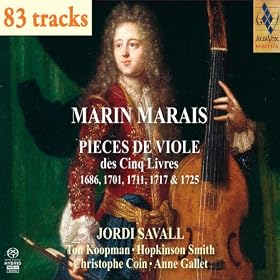 Marin Marais : 5 Livres pour Viole