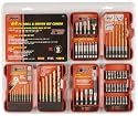 KR Tools 11970 64-Piece X-TREME Drill and Bit Set Combo