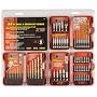 KR Tools 11970 64-Piece X-TREME Drill and Bit Set Combo