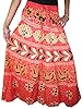 Womens Maxi Skirt- Hippie Boho Gypsy Bohemian Red Peasant Long Skirt