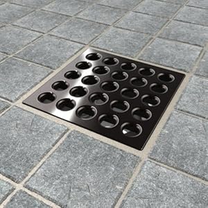 shower square ebbe drain rubbed bronze oil grate drains bathroom america
