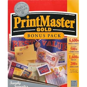 PRINTMASTER GOLD BONUS PACK VERSION 4