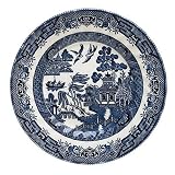 ChurchillChinaRoyalWessexBlueWillow8-InchSaladPlates,Setof4