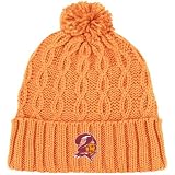 Tampa Bay Buccaneers Women's Knit Hat: Retro Pom Cuffed Knit Hat