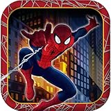 Marvel Ultimate Spider-man Hero Dream Birthday Party Dessert Plates