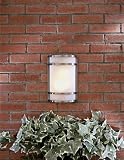 Garden Water Features & Outdoor Fountains item: Minka Lavery Outdoor 9802-144, Bay View Outdoor Wall Pocket Sconce Lighting, 120 Total Watts, Steel
