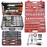 FAMEX 716-15 Werkzeugkoffer und Steckschluesselsatz High-End Qualitaet
