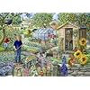 Big 500 Piece Jigsaw Puzzle Working At The Allotment