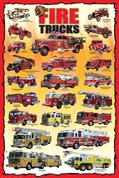 Fire Trucks Poster