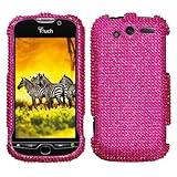 Hot Pink Diamante Protector Cover(Diamante 2.0) for HTC myTouch 4G