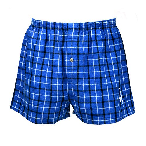Buy Los Angeles Dodgers Flannel Boxer by Concepts Sport by MLB College Concepts