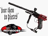 Paintball Diablo Mongoose II LCD With EYES - Black/RED