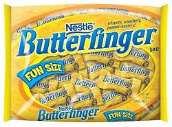 Nestle Butterfinger, , Fun Size Bigger Bag, 24-Ounce Bags (Pack of 4)