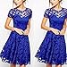 Froomer Women Floral Lace Cocktail Evening Party Casual Mini Dress
