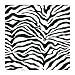 York Wallcoverings Just Kids KD1798 Zebra Skin Wallpaper, Black