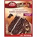 Betty Crocker Supermoist Cake Mix, Dark Chocolate, 15.25-Ounce (Pack of 6)