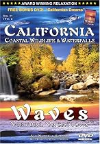 CALIFORNIA: Coastal Wildlife & Waterfalls DVD / WAVES: Virtual Vacations + Vol 3 Californian Dreams (SIDE 2) DVD - COMBO