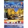 CALIFORNIA: Coastal Wildlife & Waterfalls DVD / WAVES: Virtual Vacations + Vol 3 Californian Dreams (SIDE 2) DVD - COMBO