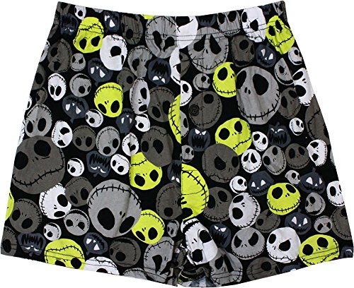 The Nightmare Before Christmas Mens' Jack Faces Boxer Shorts